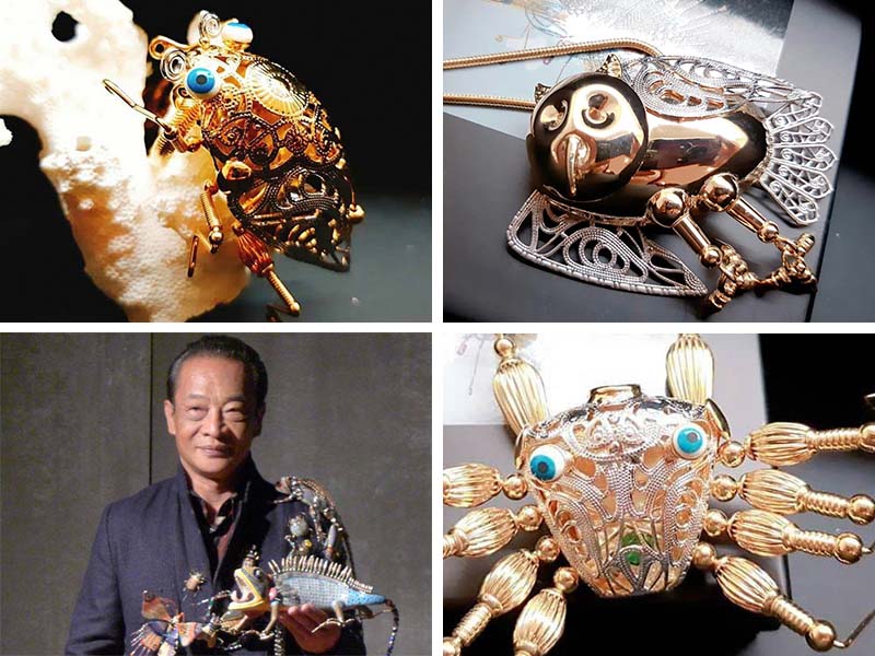 【 藝術家 蔡爾平 】作品連美國 希拉蕊都愛 Taiwan gold jewelry craft Metalworking art